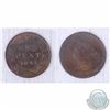 Image 2 : 1891 Canada 1-cent MS-60; LD LL Obverse #2 as stated on the holder. This coin was initially certifie