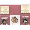 Image 1 : Lot of 3 RCM—1910-2010 Canada Dollar Gold: 100 Yrs Navy, Silver: Ultra Heavy Cameo, ICCS PF-67; 2006