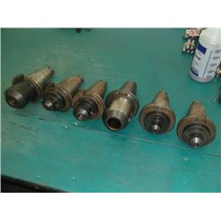 CAT50 End Mill Holders, 3/8", (2) 1/2", 3/4", 1", 1.5"