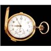 Image 1 : An early 20th Century Full Hunter pocket watch, with quarter repeating chronograph movement, whit...