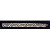 Image 1 : An Art Deco style panel bracelet, of geometric design, the alternate panels set with brilliant cu...
