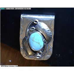 .925 silver money clip 17gr tw