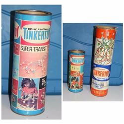 Trinker Toys and Tinker Toy Can