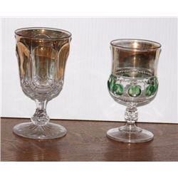 Early Canadiana Pressed Glass Cups