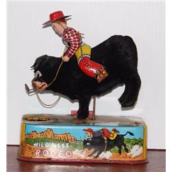Tin Toy Bucking Bull