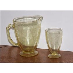 Depression Pitcher and Cup