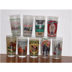 Kentucky Derby Glasses Collection