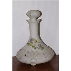 Milk Glass Decanter