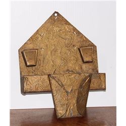 Ornate Tin Long Match Holder