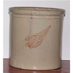 1 Gallon Red Wing Crock, cracked