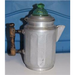 Coffee Perk, Green Glass Top