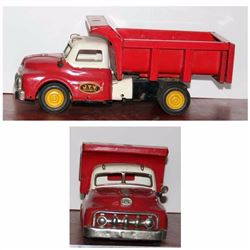 Red Truck JTY on door sticker