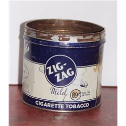 Zig Zag Tin, no lid