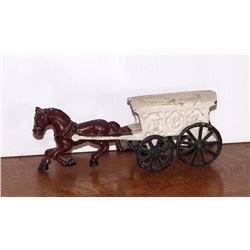 Cast Iron Horse & Buggy