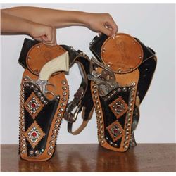 Wild Bill Hickok holsters W/ Cap Guns