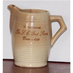 Medicine Hat Potteries Advertising Pitcher