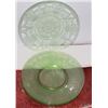 Image 1 : Green Glass Plates