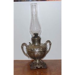 Bradley and Hubbard Ornate Metal Lamp