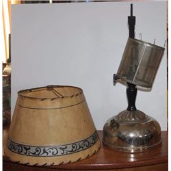 Coleman Metal Lamp W/ Shades