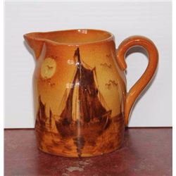 Medalta Hand Painted Pitcher (repaired spout)