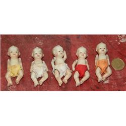 Choice Miniatures Dolls, 1 set Dionne Quints