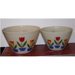 Milk Glass Tulip Bowl (2)