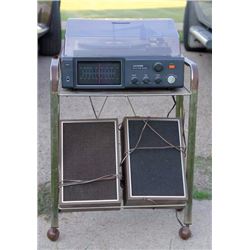 Record Player and Stand