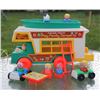 Image 1 : Vintage Fisher Price Camper and Boat, some wooden people