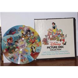 Disney Picture Disk Collection Records