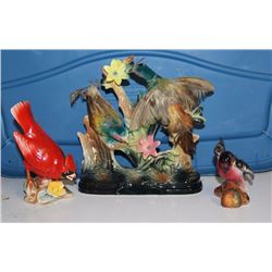 Lot Bird Ornaments