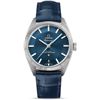 Image 1 : Omega  Constellation Globemaster Blue Dial Leather  Men Watch