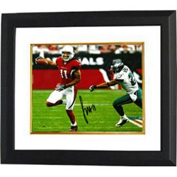 Larry Fitzgerald Signed Arizona Cardinals 8X10 Photo Custom Framed #11 (Horizontal)