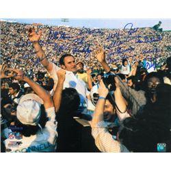 Jim Kiick Signed Miami Dolphins 16X20 Photo 1972 SB VII Champs Don Shula Carry Off Horizontal 17-0 1