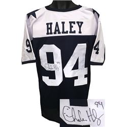 Charles Haley Signed Dallas Cowboys Thanksgiving Day Blue & White Prostyle Jersey #94 XL- JSA Hologr