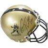 Image 1 : Gino Torretta Signed Gold Heisman Authentic Mini Helmet 1992 (Miami Hurricanes)
