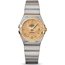 Omega  Constellation Automatic Chronometer 27Mm  Women Watch