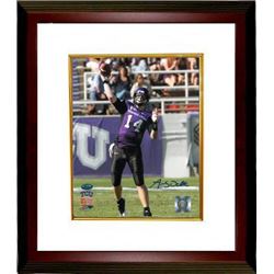 Andy Dalton Signed TCU Horned Frogs 8X10 Photo Custom Framed- Dalton Hologram