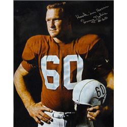 Tommy Nobis Signed Texas Longhorns 16X20 Photo Hook Em Horns