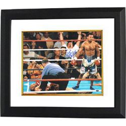Sugar Shane Mosley Signed Boxing 16X20 Photo Custom Framed Knockout