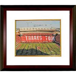 Tom Osborne Signed Nebraska Cornhuskers 16X20 Photo Farewell Stadium (3X National Champ)