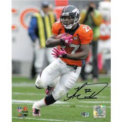 Knowshon Moreno Signed Denver Broncos 16X20 Photo (Orange Jersey Run) - Moreno Hologram