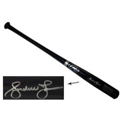 Andruw Jones Signed Black Engraved Big Stick Bat