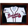 Image 1 : Baseball Jersey Deluxe Half Display Case Mahogany