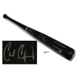 Carl Crawford Signed Rawlings Black Big Stick Bat- MLB Hologram (LA Dodgers)