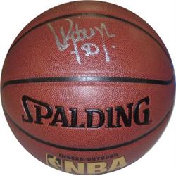 David Robinson Signed NBA Indoor/Outdoor TB Basketball (San Antonio Spurs) (FI Holo)