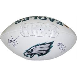 Seth Joyner Signed Philadelphia Eagles Logo Football Fly Eagle Fly