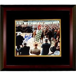 Gary Stevens Signed Horse Racing Winners Circle From Seabiscuit Movie 16X20 Photo Custom Framed- Ste