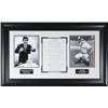 Image 1 : Yogi Berra Unsigned New York Yankees 2 Photo YOGI-ISMS 34X21 Custom Framed