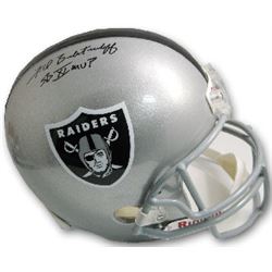 Fred Biletnikoff Signed Oakland Raiders Full Size Replica Helmet SB XI MVP- Upper Deck Hologram
