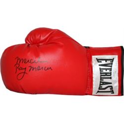 Ray Mercer Signed Everlast Red Left Boxing Glove W/ Merciless (1988 Seoul Olympic Gold)